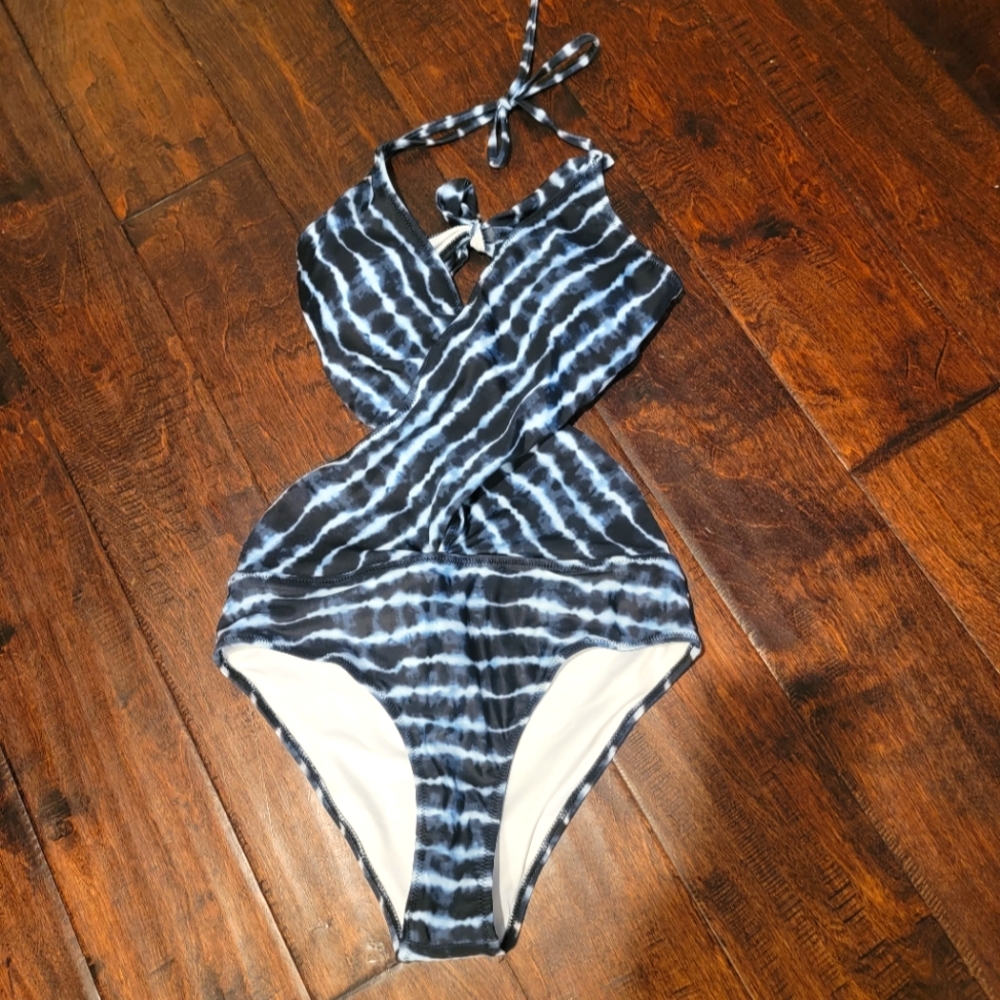Brand new one piece cutout wrap swimsuit